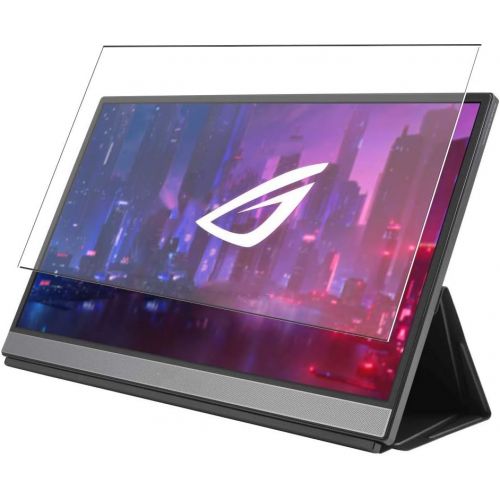  Puccy Tempered Glass Screen Protector Film, compatible with ASUS ROG Strix XG17AHPE 17.3 （Active Area Cover Only） Protective Protectors Guard