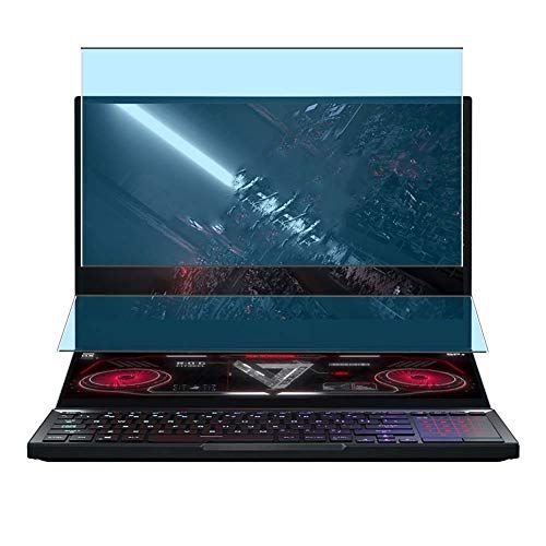  Puccy 4 Pack Anti Blue Light Screen Protector Film, compatible with Asus ROG Zephyrus Duo 15 SE GX551QS GX551 15.6 TPU Guard （ Not Tempered Glass Protectors ）