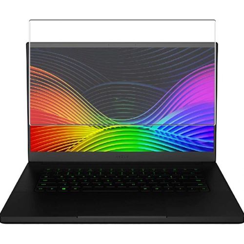  Puccy Tempered Glass Screen Protector Film, compatible with Razer Blade 15 RZ09-03006J92-R3J1 15.6 （Active Area Cover Only） Protective Protectors Guard