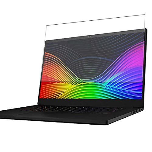  Puccy Anti Blue Light Tempered Glass Screen Protector Film, compatible with Razer Blade 15 RZ09-03018J02-R3J1 15.6 （Active Area Cover Only） Protective Protectors Guard
