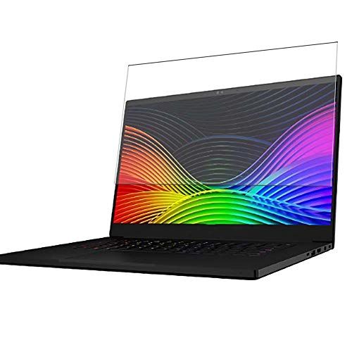  Puccy Anti Blue Light Tempered Glass Screen Protector Film, compatible with Razer Blade 15 RZ09-03017J02-R3J1 15.6 （Active Area Cover Only） Protective Protectors Guard
