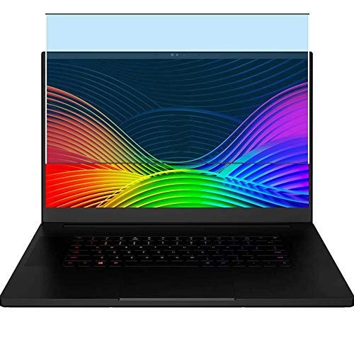  Puccy Anti Blue Light Tempered Glass Screen Protector Film, compatible with Razer Blade Pro 17 17.3 2020 （Active Area Cover Only） Protective Protectors Guard