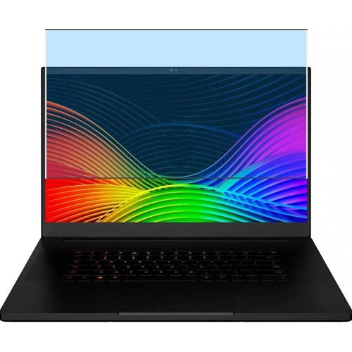  Puccy Anti Blue Light Tempered Glass Screen Protector Film, compatible with Razer Blade Pro 17 17.3 2020 （Active Area Cover Only） Protective Protectors Guard