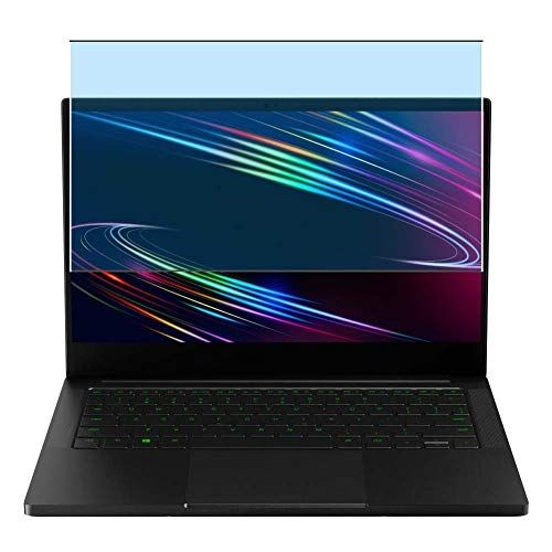  Puccy Anti Blue Light Tempered Glass Screen Protector Film, compatible with Razer Blade Stealth 13 2020 13.3 （Active Area Cover Only） Protective Protectors Guard