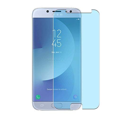  Puccy 4 Pack Anti Blue Light Screen Protector Film, compatible with SAMSUNG Galaxy J7 2017 / J7 PRO j7+ / j7 plus TPU Guard （ Not Tempered Glass Protectors ）