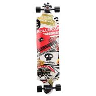 [추가금없음] 2일배송 Puente Cute Colorful Professional Complete Drop-Through Longboard (41-Inch)