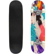 Puiuoo Centaurus A or NGC 5128 is a Prominent Galaxy in The Constellation of Skateboard for Teens Boys Girls Beginners Cool Standard Skateboards Adults Youth Kids Maple Complete Outdoor G