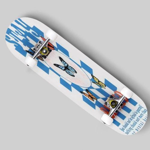  Puiuoo Abstract Cool Skateboard for Girls Boys Teens Beginners Standard Skateboard for Adults Youth Kids Maple Complete Skateboard Outdoor 31x8