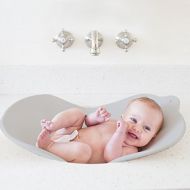 [아마존베스트]Puj Flyte - Compact Baby Bathtub - Infant, Newborn, 0-6 Months, in-Sink Baby Travel Bathtub, BPA Free, PVC Free (Grey)