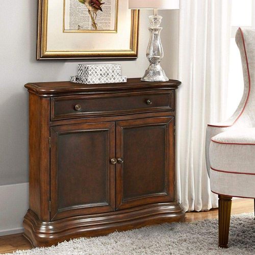  Pulaski DS-P017033 Two Door Framed Accent Chest Rich Brown