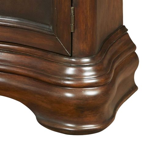  Pulaski DS-P017033 Two Door Framed Accent Chest Rich Brown