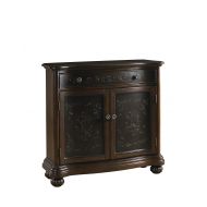 Pulaski DS-P017065 Traditional Two Tone Accent Hall Chest with Gem Brown Finish