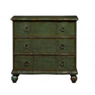 Pulaski DS-P017068 Classic New England Distressed Accent Drawer Chest, Green