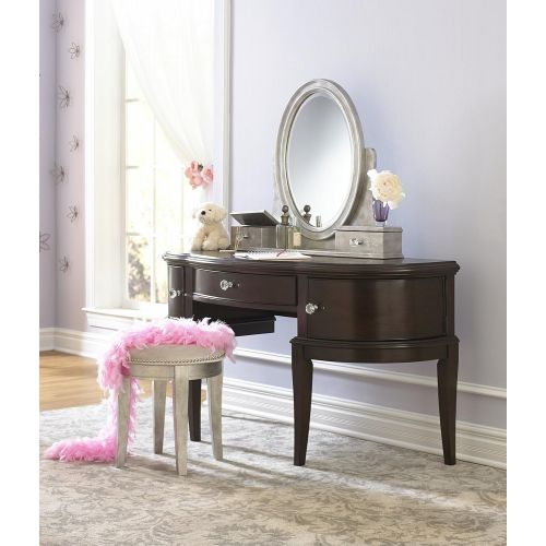  Pulaski Glamour Youth Desk Vanity and Stool (Mirror Not Included)