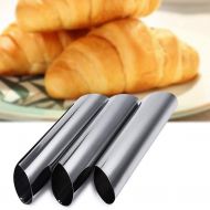 Pulison Bread Stainless Steel Rolling Cutter for Making Croissant Bread Croissant Wheel Dough Pastry Knife Wooden Handle Baking Kitchen Knife Bakeware Accessories Cake Cookie Cutte
