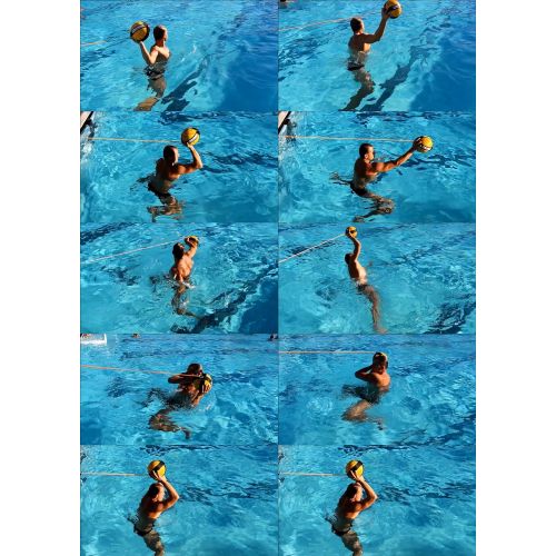  PullBall Water Polo Training Drills WaterPolo, Football, Volleyball practice for Athlete to Increase Stamina and Better Posture - Any Sport, Any Ball Type