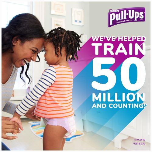  Huggies Pull-Ups Learning Designs Potty Training Pants for Girls, 3T-4T (32-40 lb.), 84 Ct. (Packaging May Vary)