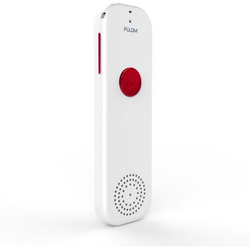  [아마존 핫딜]  [아마존핫딜]Pulomi TT Easy Trans Smart Language Translator Device Electronic Pocket Voice Bluetooth 52 Languages for Learning Travel Shopping Business White Red