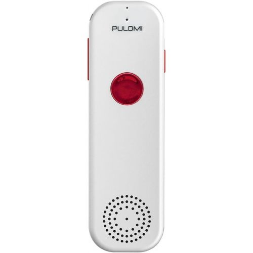  [아마존 핫딜]  [아마존핫딜]Pulomi TT Easy Trans Smart Language Translator Device Electronic Pocket Voice Bluetooth 52 Languages for Learning Travel Shopping Business White Red