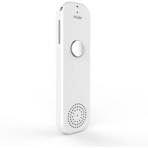  [아마존 핫딜]  [아마존핫딜]Pulomi TT Easy Trans Smart Language Translator Device Electronic Pocket Voice Bluetooth 52 Languages for Learning Travel Shopping Business White Red