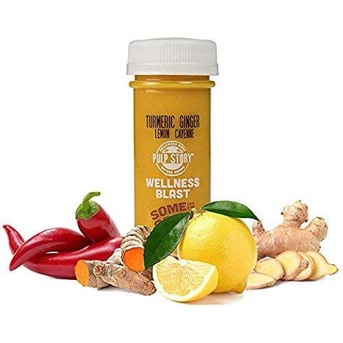  Pulp Story Cold Pressed Juice Shots - Turmeric, Ginger, Lemon & Cayenne Juice - Organic Health & Wellness...