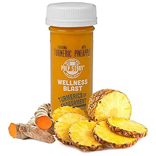  Pulp Story Cold Pressed Juice Shots - Pineapple & Turmeric Juice - Organic Health & Wellness Blast - Turmerics...