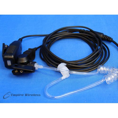  Pulsat Two-wire Surveillance Earpiece Mic for MOTOROLA XPR6100, XPR6300, XPR6350, XPR6500, XPR6550, XPR6380, XPR6580, APX7000, DGP6100, DGP6150 MOTOTRBO DIGITAL RADIO