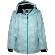 Pulse Womens Plus Size Insulated Snow Ski Jacket Honeycomb