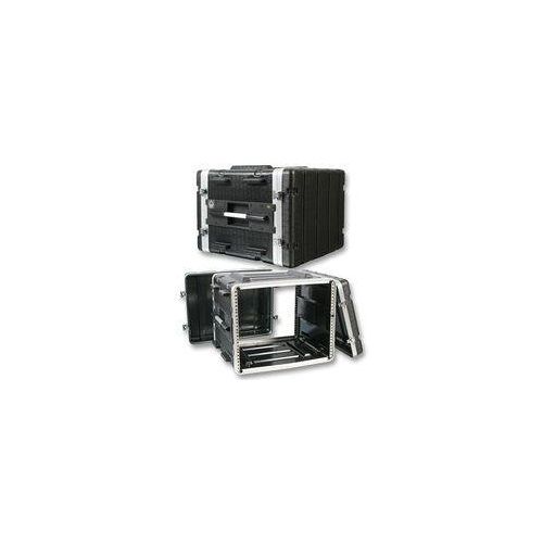  Pulse Pro Audio DJ Stackable ABS Rack Mount Flight Case Stackable Electronic Equipment Case- Eight Rack Spaces 8RU