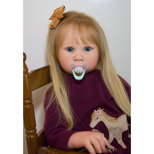  PumpkinDoodleBabies CUSTOM ORDER Reborn Toddler Doll Baby Girl Iris by Adrie Stoete You Choose All the Details