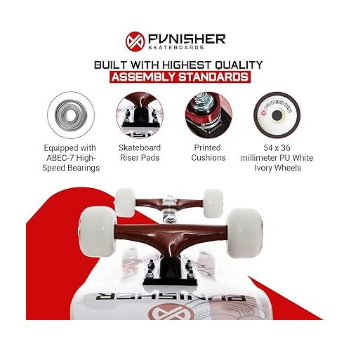  Punisher Girls Skateboard Complete with 31.5
