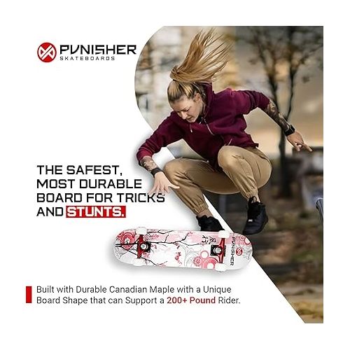  Punisher Girls Skateboard Complete with 31.5