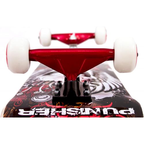  Punisher Skateboards Legends Complete 31-Inch Skateboard with Canadian Maple