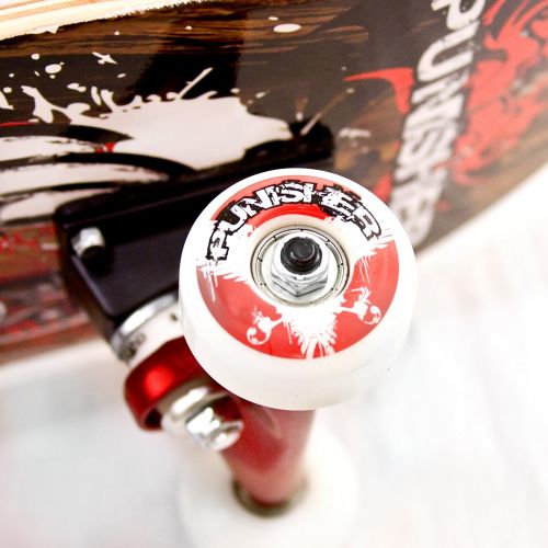  Punisher Skateboards Legends Complete 31-Inch Skateboard with Canadian Maple