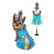 Puppe Love CLEOPATRA DOG COSTUMES - Dress Your Dogs as Jeweled Egyptian Princess Outfit(Size 5)