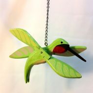 PuppetPets Wooden Hummingbird Whirligig for Home & Garden