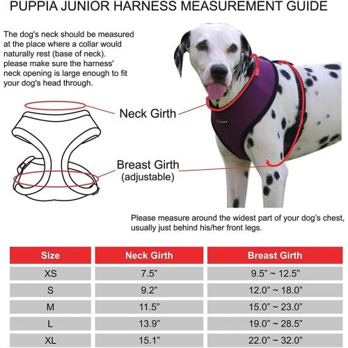  Puppia Authentic Junior Harness A