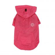 Puppia Authentic Windbreaker Pet Raincoat, Small, Hot Pink