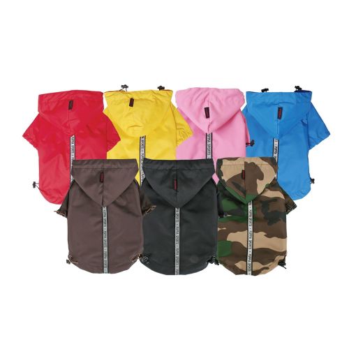  Puppia Authentic Base Jumper Raincoat, XX-Large, Brown