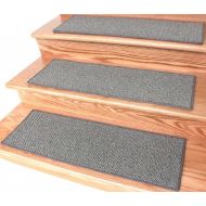 Puppy Treads Dog Assist Carpet Stair Treads / Color: Taupestone / Size: 9 x 27 (set of 13) Includes 1 roll of double Sided Carpet Tape for Easy Do-it-Yourself Installation