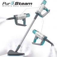 [아마존 핫딜] PurSteam World's Best Steamers Steam Mop Cleaner ThermaPro Elite 12 in 1 for Hardwood/Tiles/Vinyl/Carpet - Easy-Detachable Handheld Steam Cleaner for Kitchen - Garment - Furniture and Clothes, Multifunctional Wh