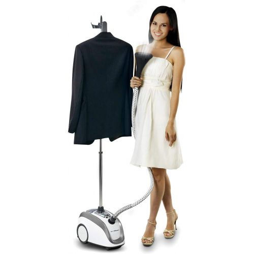  [아마존베스트]PurSteam World PurSteam - 2019 Official Partner of Fashion - Full Size Steamer for Clothes, Garments, Fabric - Professional Heavy Duty - 4 Steam Levels Producing Perfect Continuous Steam