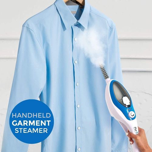  [아마존베스트]PurSteam World's Best Steamers Steam Mop Cleaner 10-in-1 with Convenient Detachable Handheld Unit, Laminate/Hardwood/Tiles/Carpet Kitchen - Garment - Clothes - Pet Friendly Steamer Whole House Multipurpose Use b