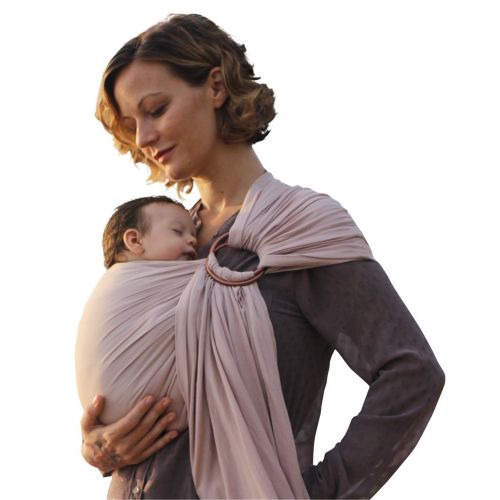  Pura Vida Slings Luxury Ring Sling Baby Carrier  extra-soft bamboo and linen fabric - lightweight wrap - for newborns, infants and toddlers - perfect baby shower gift  great for new Dad too - nur