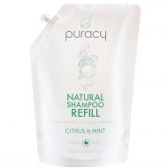 [아마존 핫딜]  [아마존핫딜]Puracy Natural Daily Shampoo Refill, No Harsh Chemicals, Safe for All Hair Types, 64 Ounce