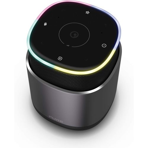  [아마존베스트]-Service-Informationen Pure DiscovR Smart Home Wireless Speaker with Alexa Voice Control (360 Degree Sound, 15 Hours Battery, Fast Charge, Internet Radio and Special Privacy Protection) - Black