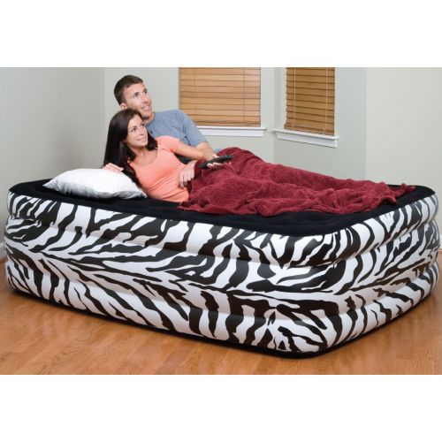  Pure Comfort Waterproof Flock Top Zebra Bed