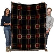 Pure Country Weavers Golf Plaid Blanket Tapestry Throw