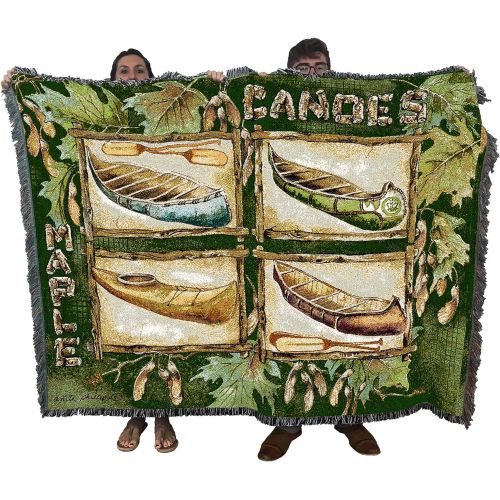  Pure Country Weavers Canoes Blanket Tapestry Throw