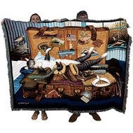 Pure Country Weavers Mabel The Stowaway Blanket Tapestry Throw
